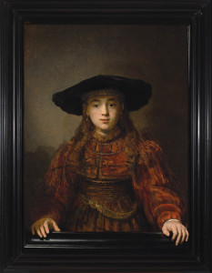 © The Royal Castle in Warsaw - Museum, Girl in a Picture Frame, The Lanckoroński Collection - Rembrandt's Paintings