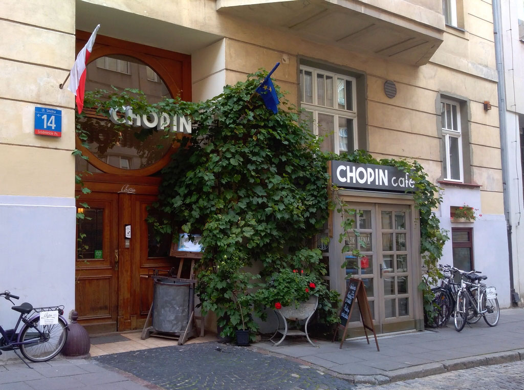 Chopin Boutique B&B, entrance 